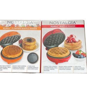 Nostalgia Pumpkin waffle maker (Mini)
